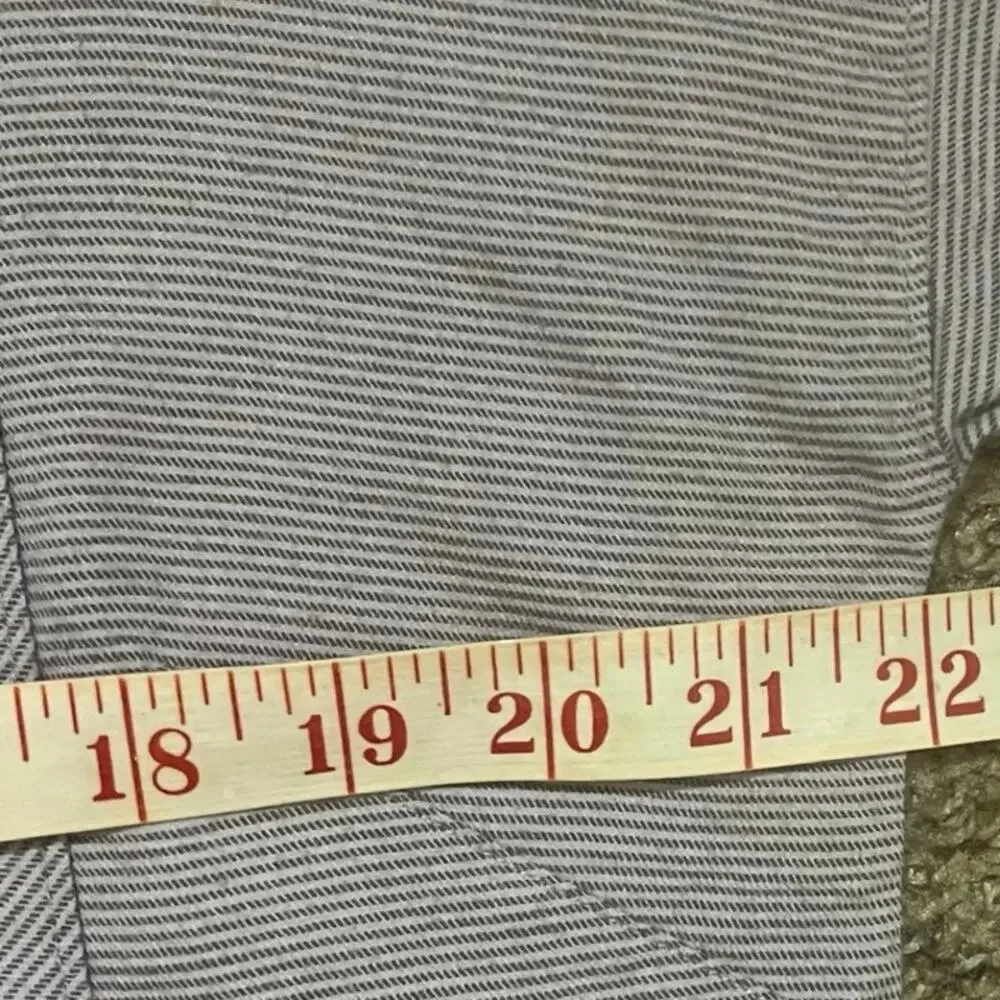 Mountain Hardwear Shirt Womens M Purple Stripe Stretch Flannel Button Up - Picture 8 of 10